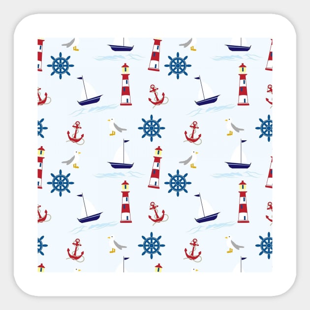 Nautical Sticker by Tshirt114